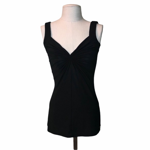 Candie's Tops - Candie’s black scrunched sleeveless blouse size X-Small